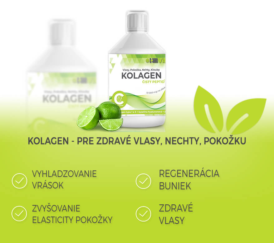 Kolagén - pre zdravé vlasy, nechty, pokožku HillVital